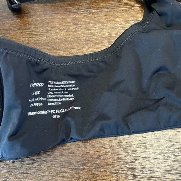 Soma - Memorable Racerback Bra 34DD - Picture 3 of 4